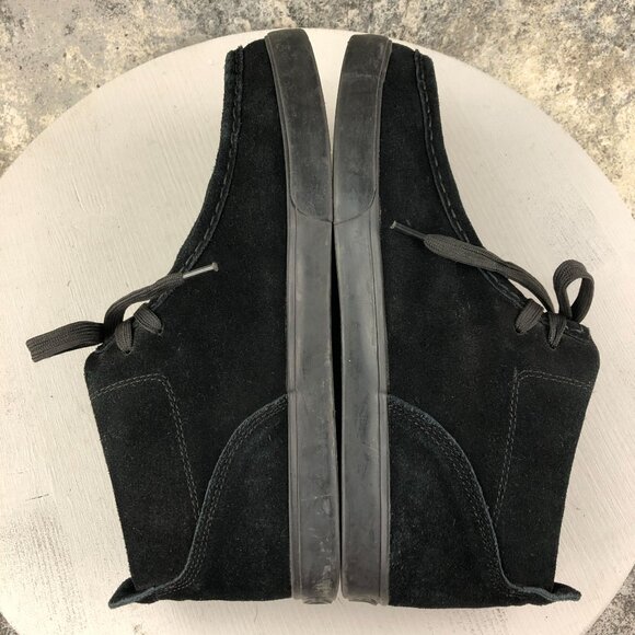 LUGZ Men's Size 11 Strider 2 Black Leather Suede Lace-Up Chukka Ankle Boots - Picture 9 of 15